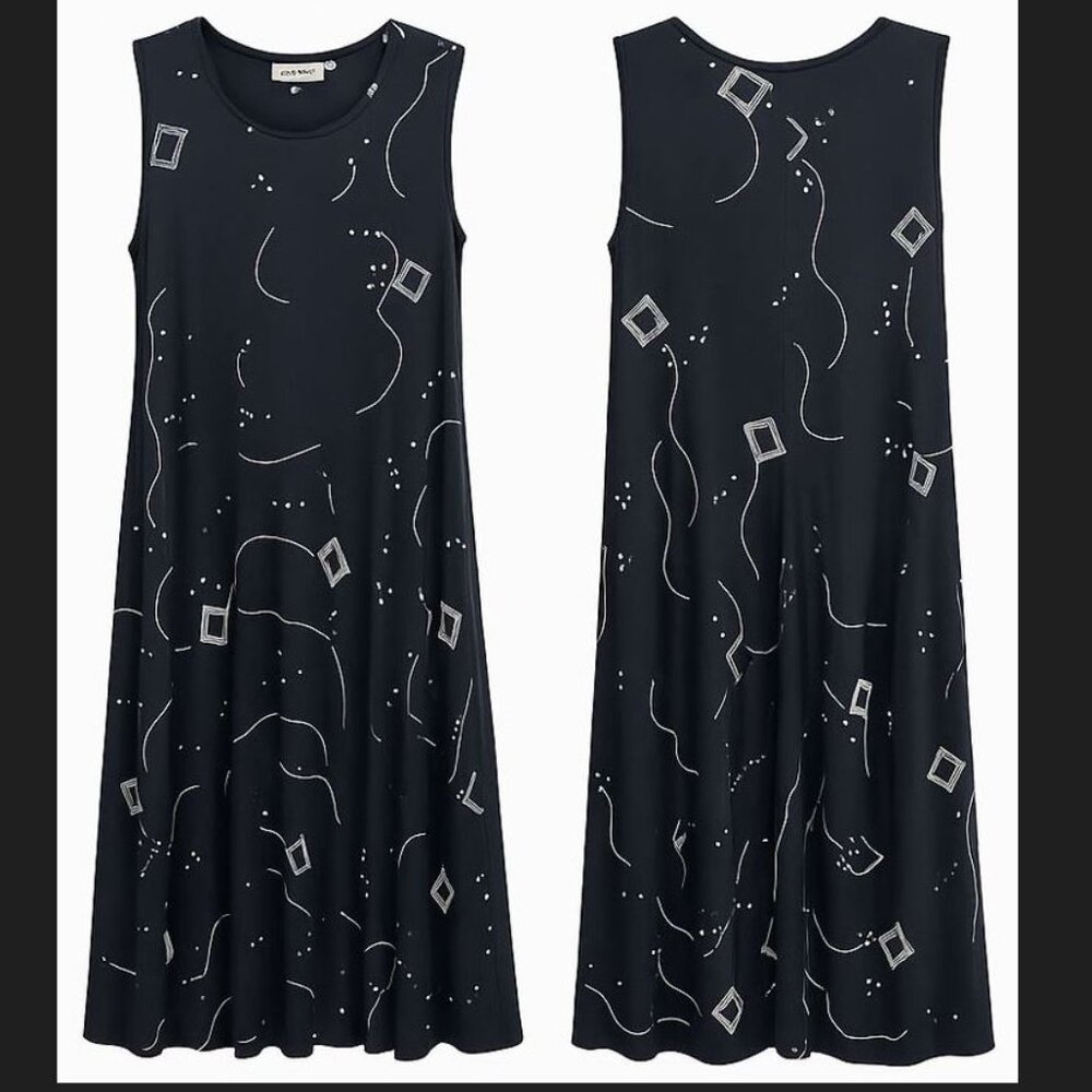 Patrizia Luca Navy Dress XL